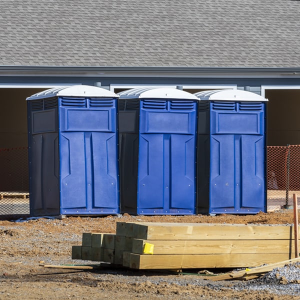 are there any restrictions on where i can place the porta potties during my rental period in Tamaqua